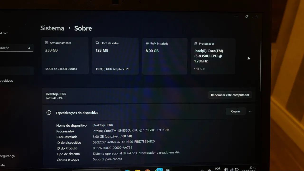Notebook Dell - Latitude 7490  - Foto 2