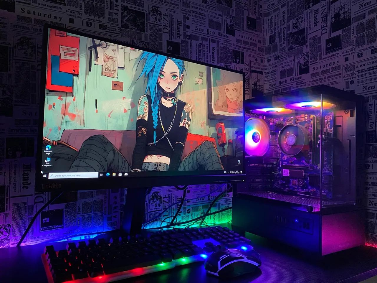 Computador Ryzen 5PRO gamer completo  - Foto 3