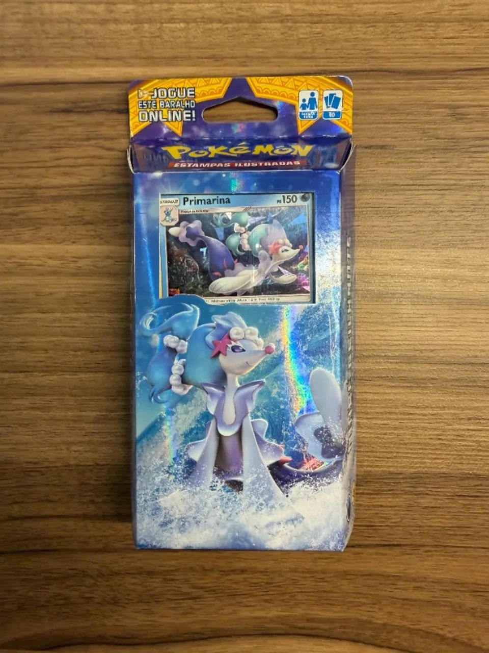 Pokémon TCG Primarina Maré Brilhante Sol e Lua LACRADO - Copag