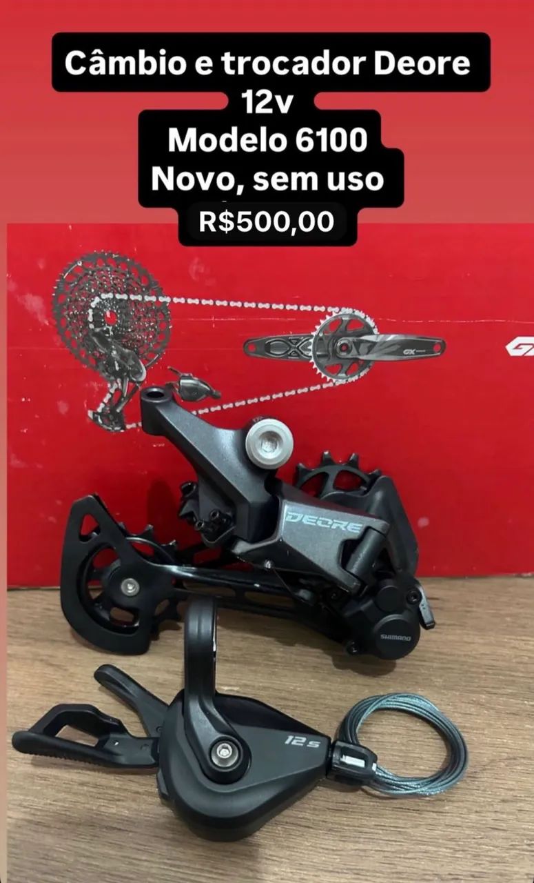 Cambio e alavanca shimano Deore