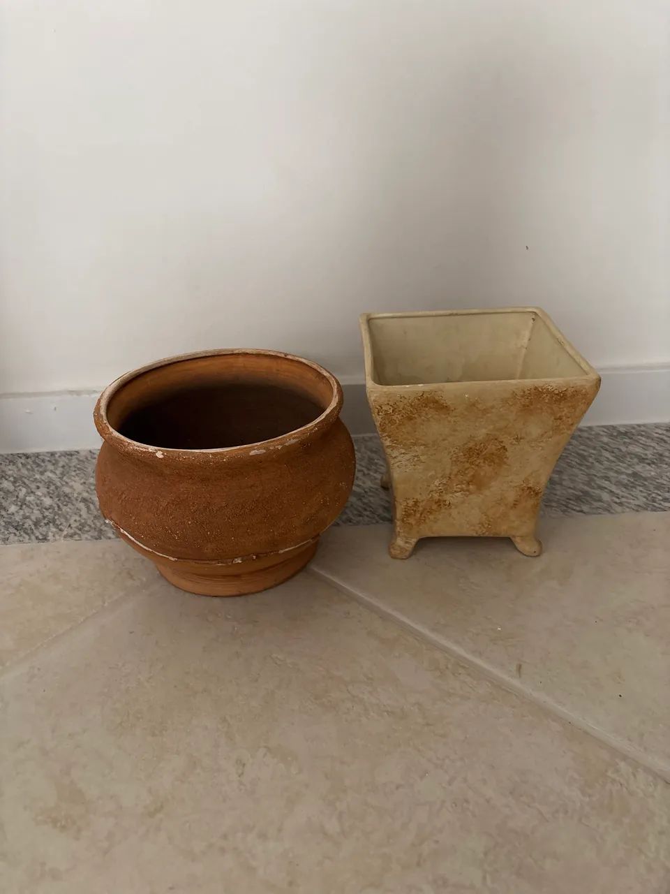 2 vasos plantas