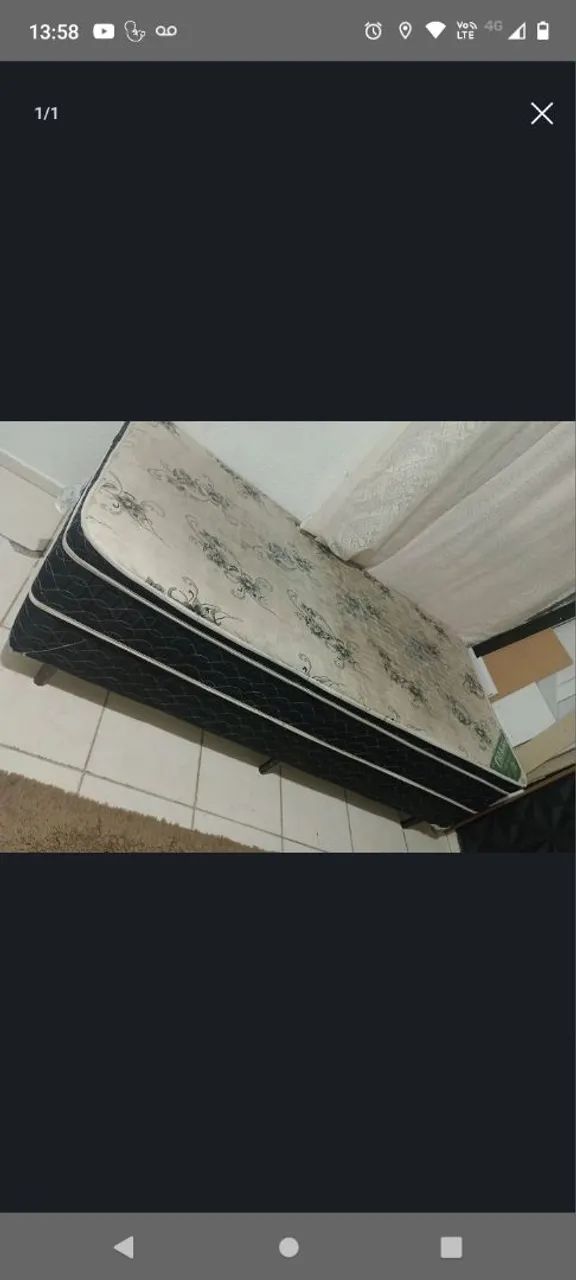 Cama box de solteiro 