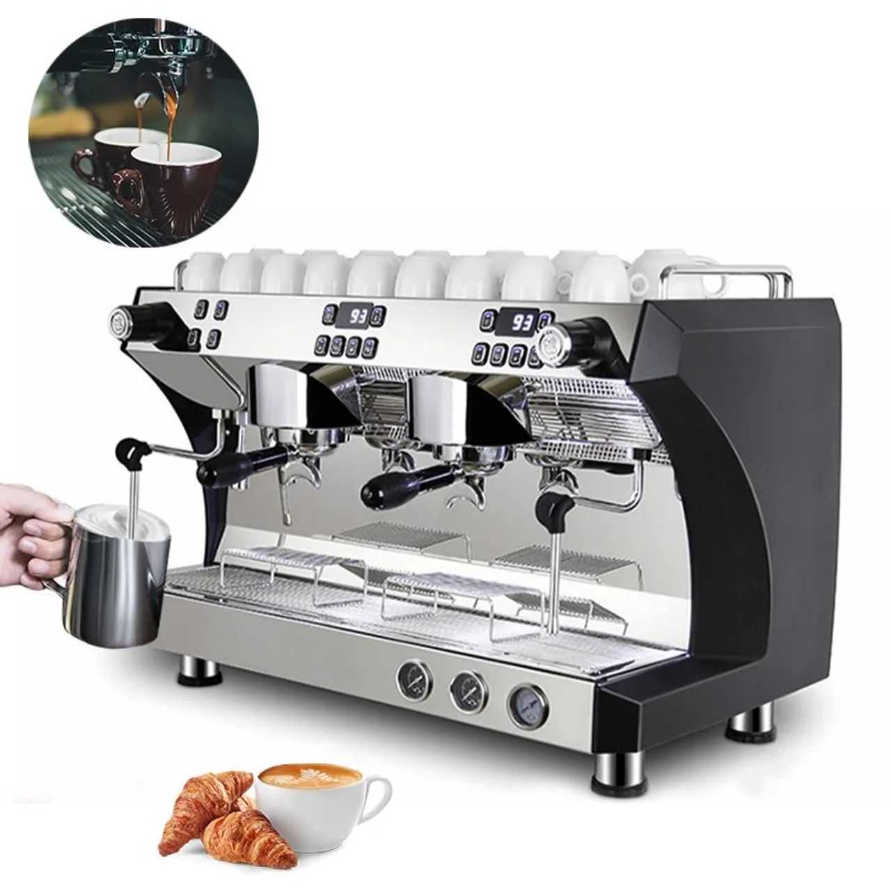 Máquina de Café Expresso Profissional 2 Grupos - Alta Performance - Foto 2