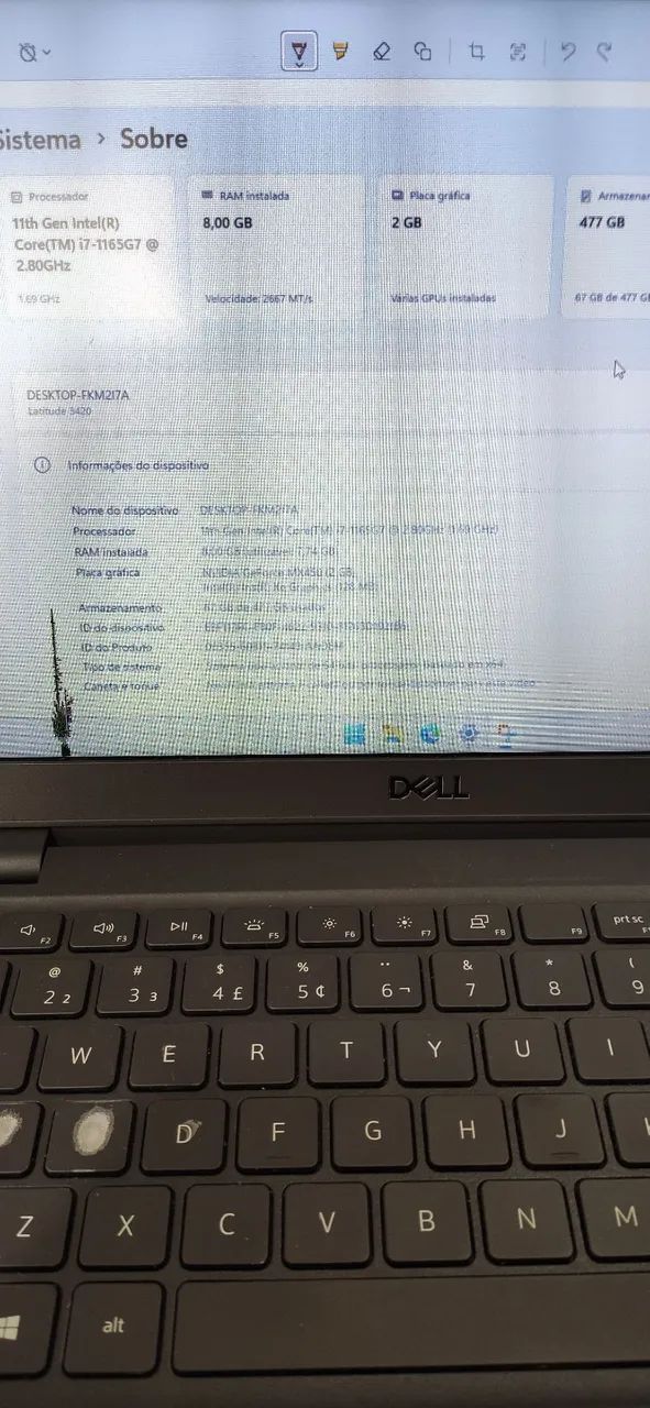 Notebook Dell Latitude 3420 Intel core i7 11° geração  - Foto 3