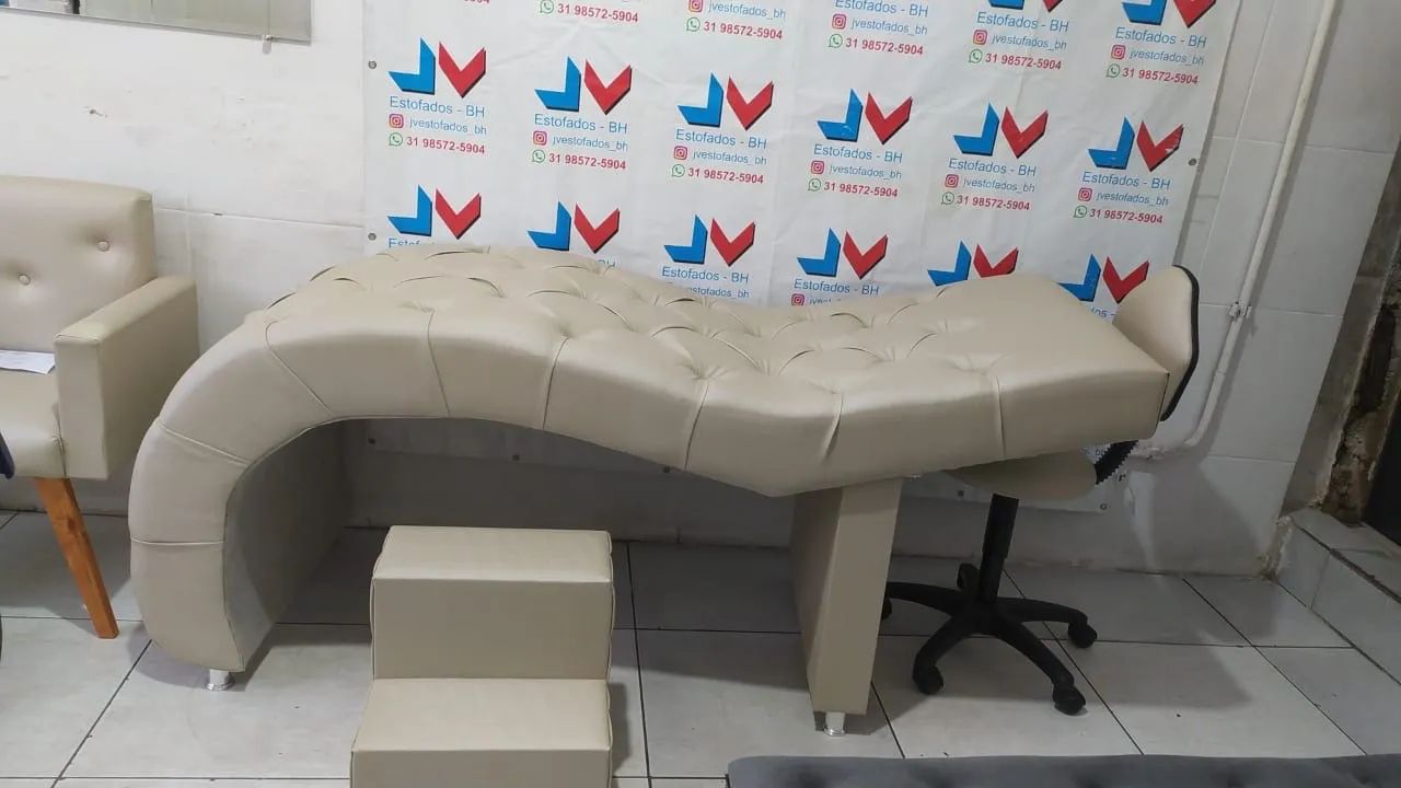 Maca luxo no corino + cadeira e escadinha  - Foto 4