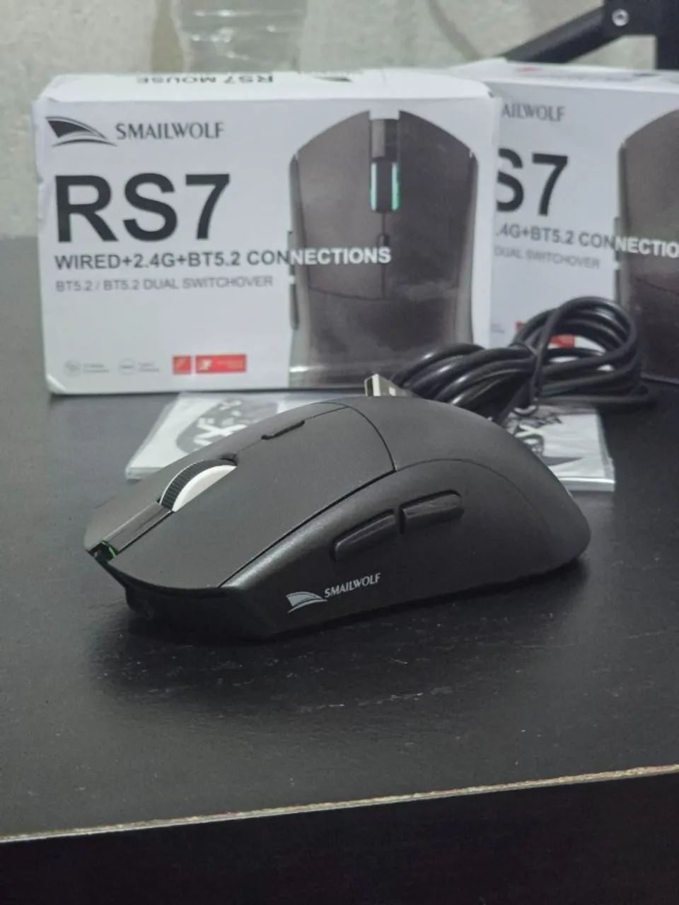 Mouse gamer SMAILWOLF RS7 PAW3311  - Foto 3