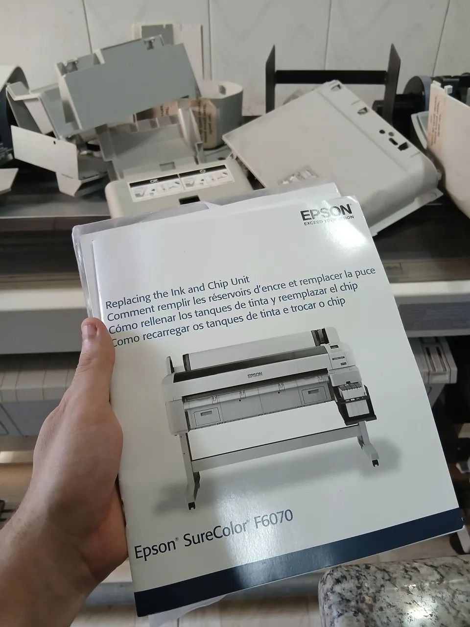 Plotter sublimática Epson F6070 - Foto 3