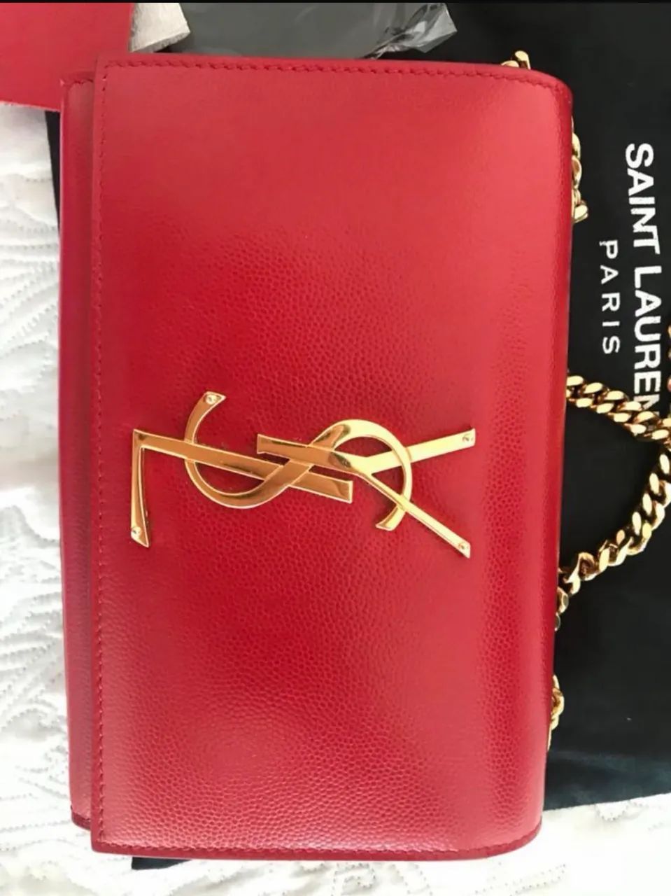 BOLSA KATE YSL VERMELHA