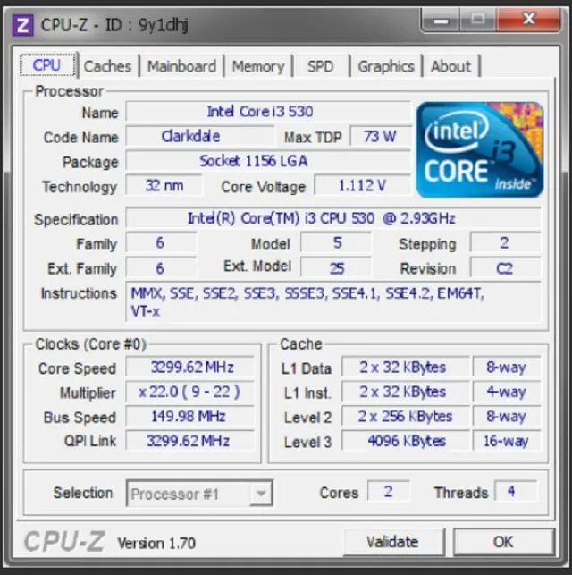 Processador Intel Core I3-530 2.93 Ghz LGA1156 para PCs - Foto 5
