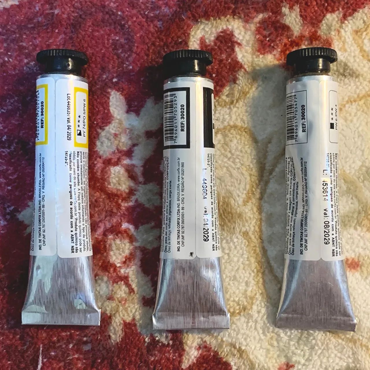 kit tinta a óleo corfix 20ml (novo) - Foto 5