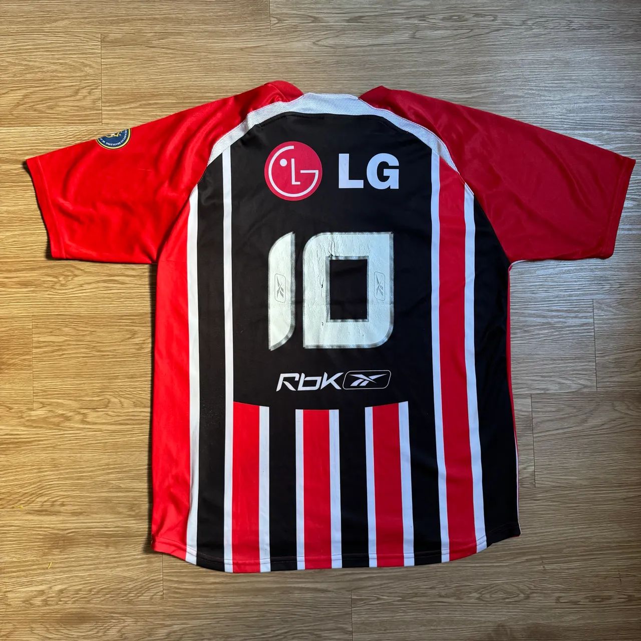 camisa são paulo reebok 2007 tricolor original  - Foto 4
