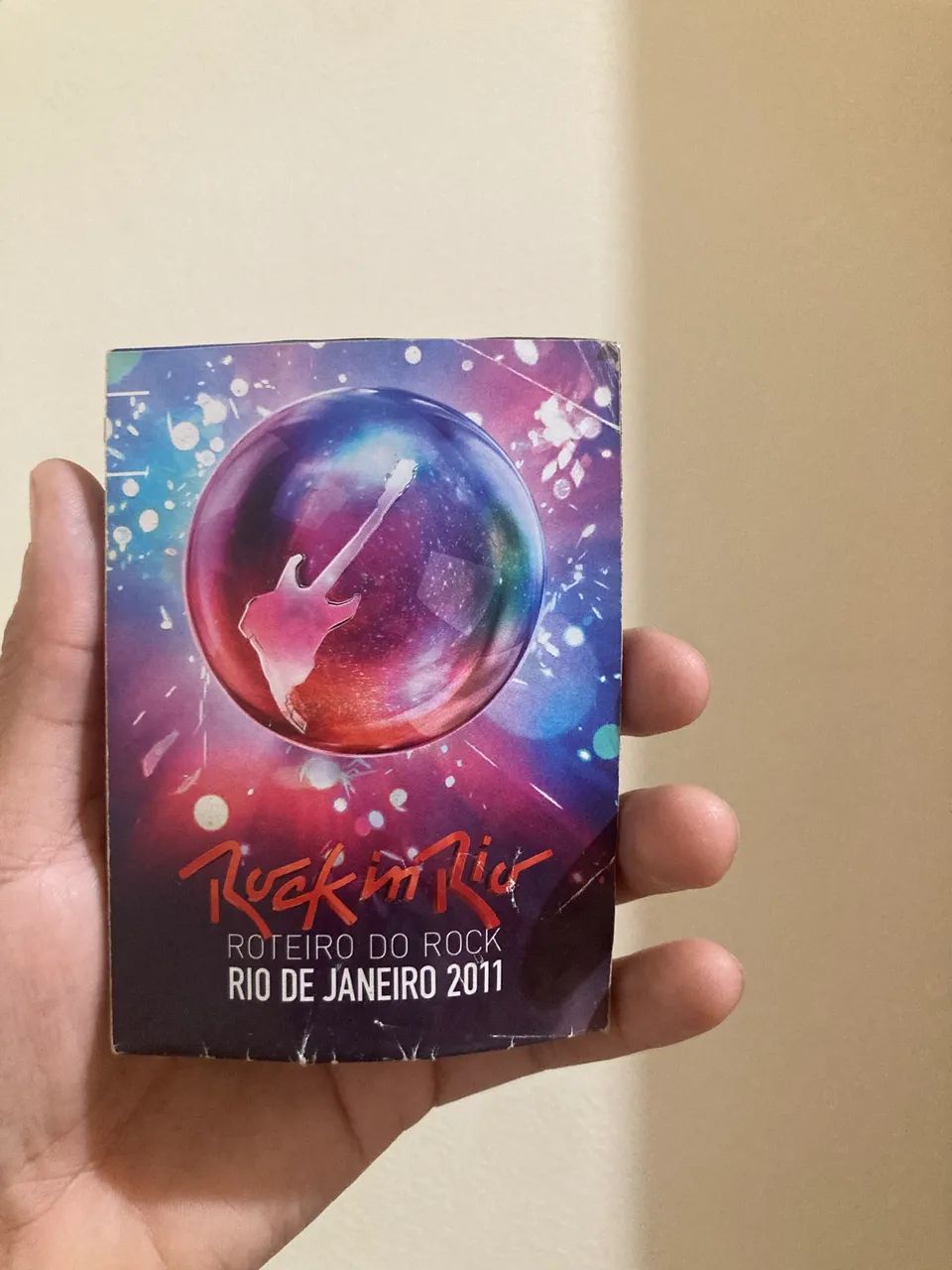 Folder Oficial Rock in Rio 2011 - Mapa Cidade do Rock + Programação de Shows