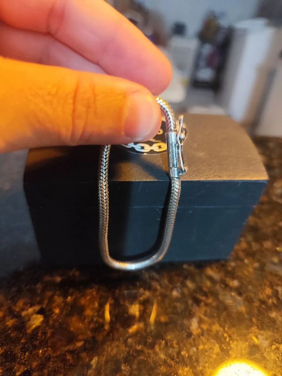 Pulseira de prata de ourivesaria  - Foto 2