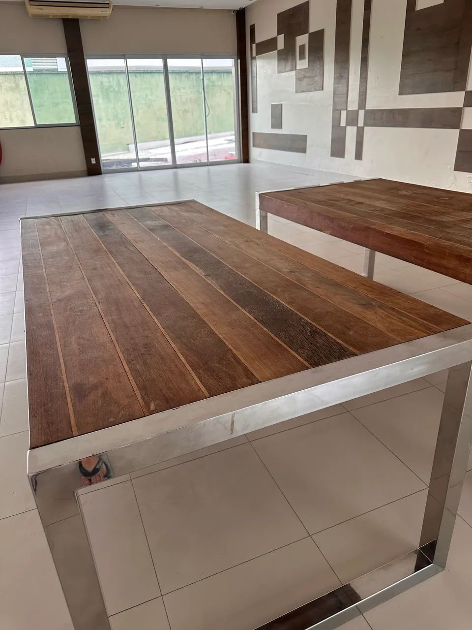 Mesa quadrada para Buffet - 3 unidades
