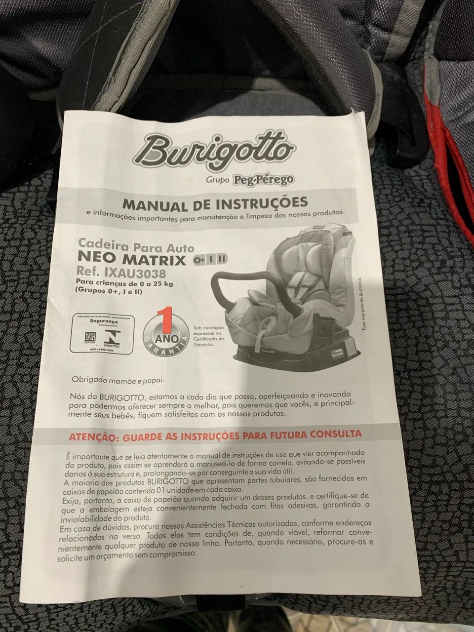 Cadeira de bebê Burigotto - Foto 4