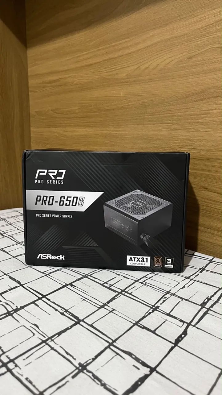 Fonte ASRock PRO-650B 650W (NOVA)  - Foto 2