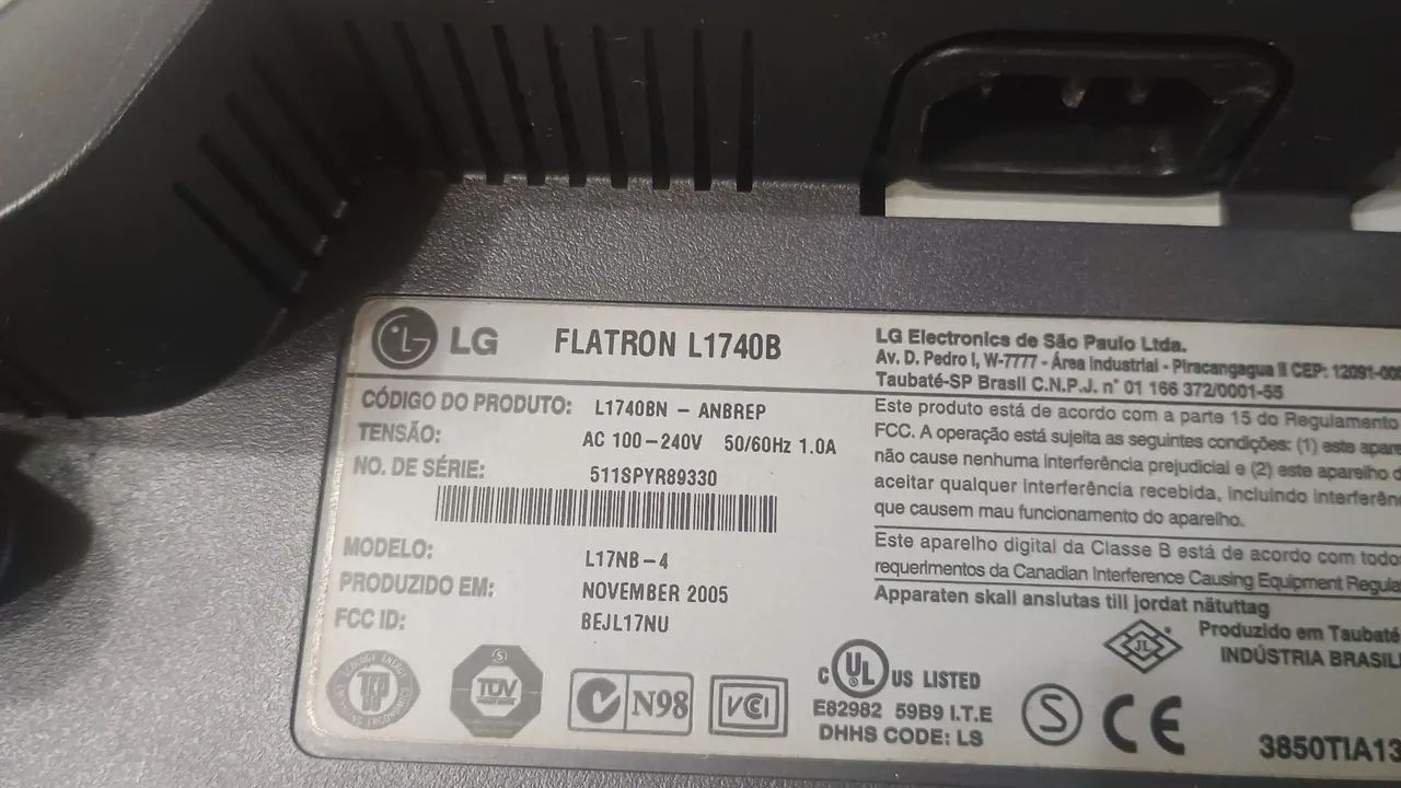 Monitor LCD LG Fatron 17" "NÃO É LED" - Foto 3