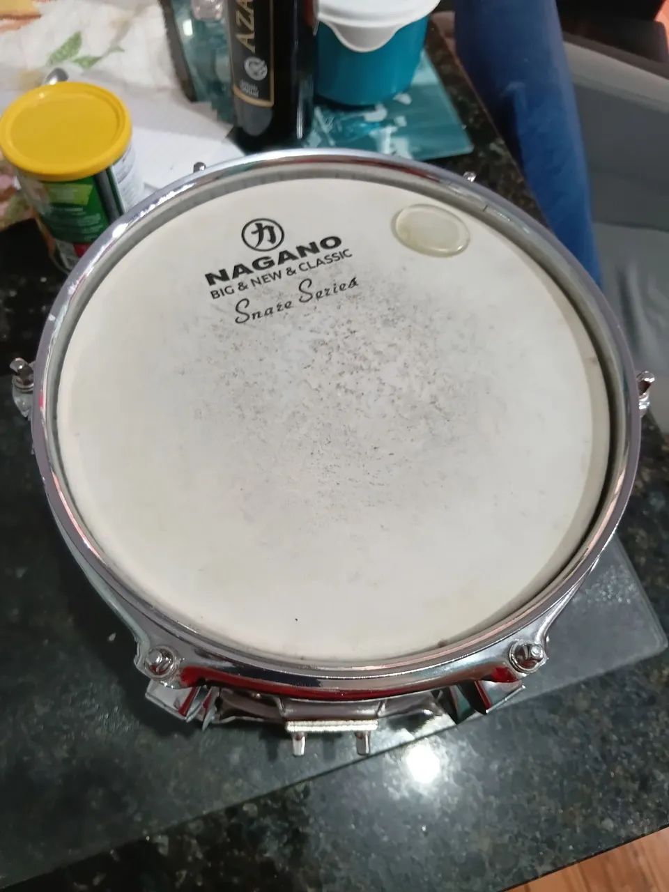 Caixa Nagano 8x6 Silver sparkle - Instrumentos musicais - Três