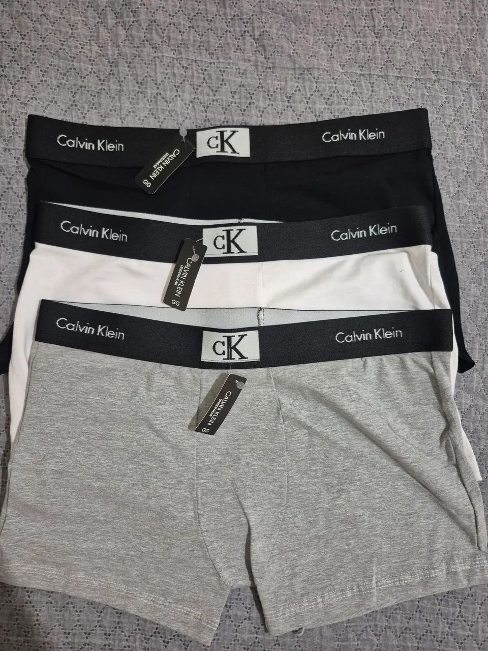 CUECA BOX CALVIN KLEIN GG - KIT 3 CUECAS ORIGINAL  - Foto 2