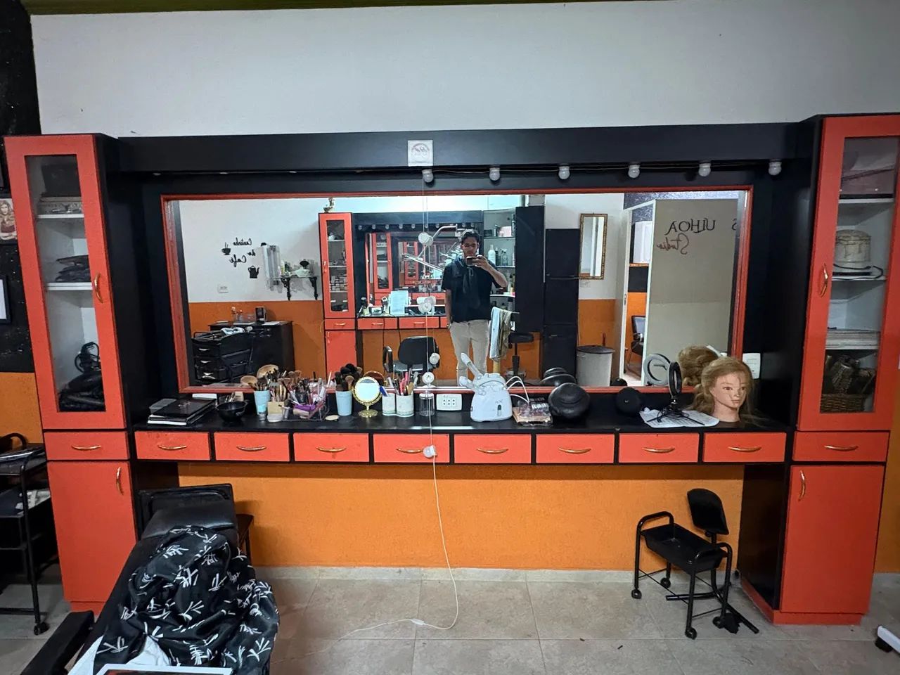 Móveis de salão de beleza Penteadeira 