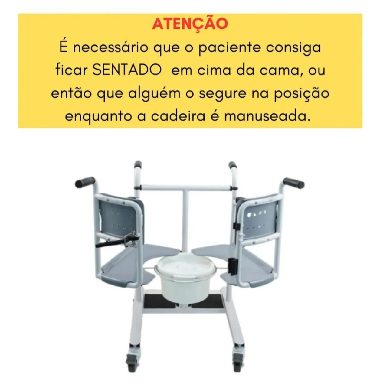 Cadeira de transferência para acamados