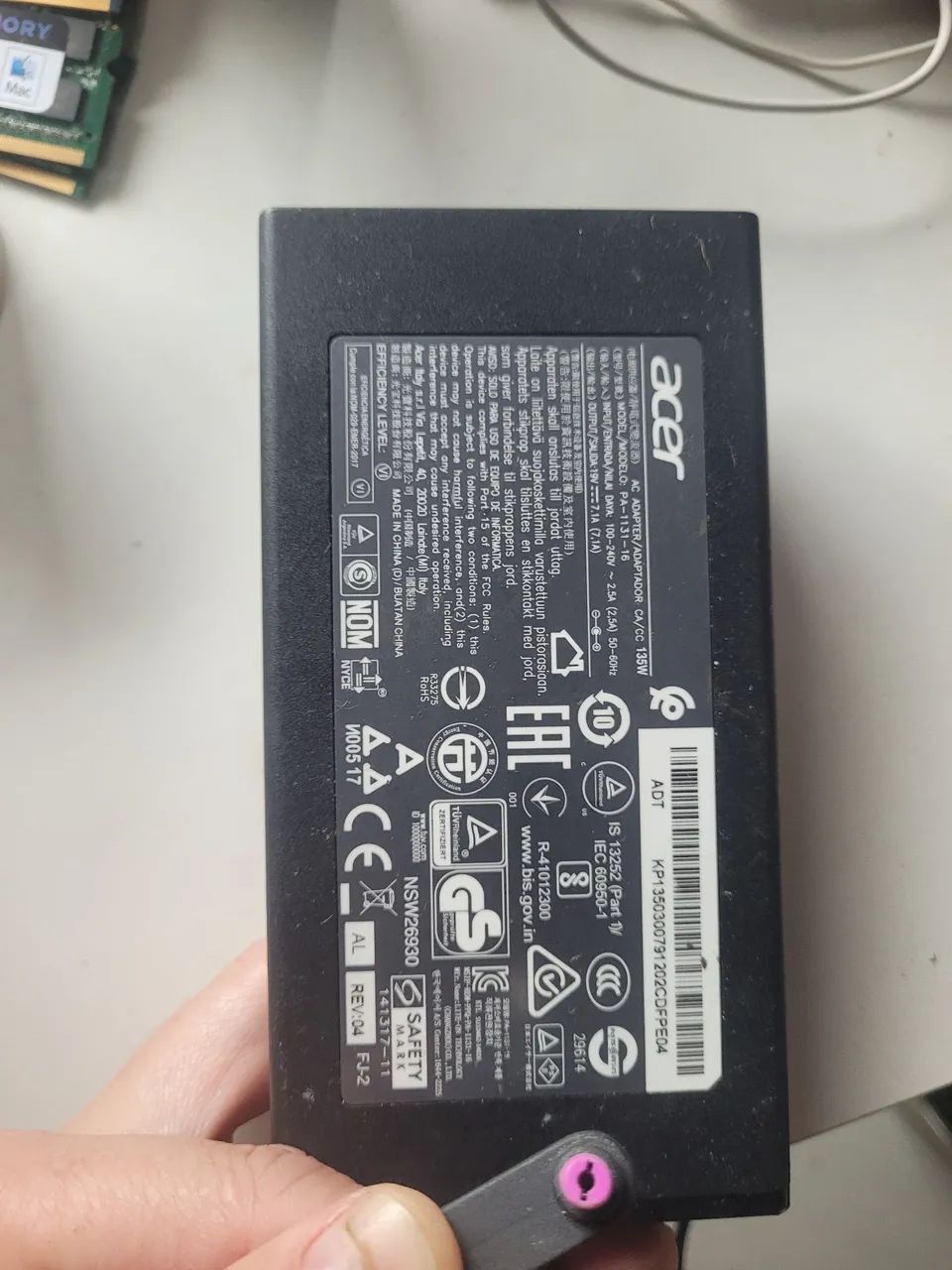 Carregador notebook acer nitro 5 original