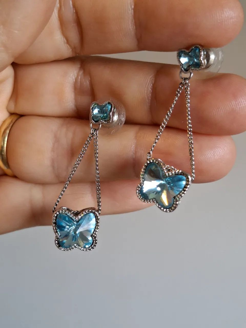 Brincos pedras swarovski  - Foto 3