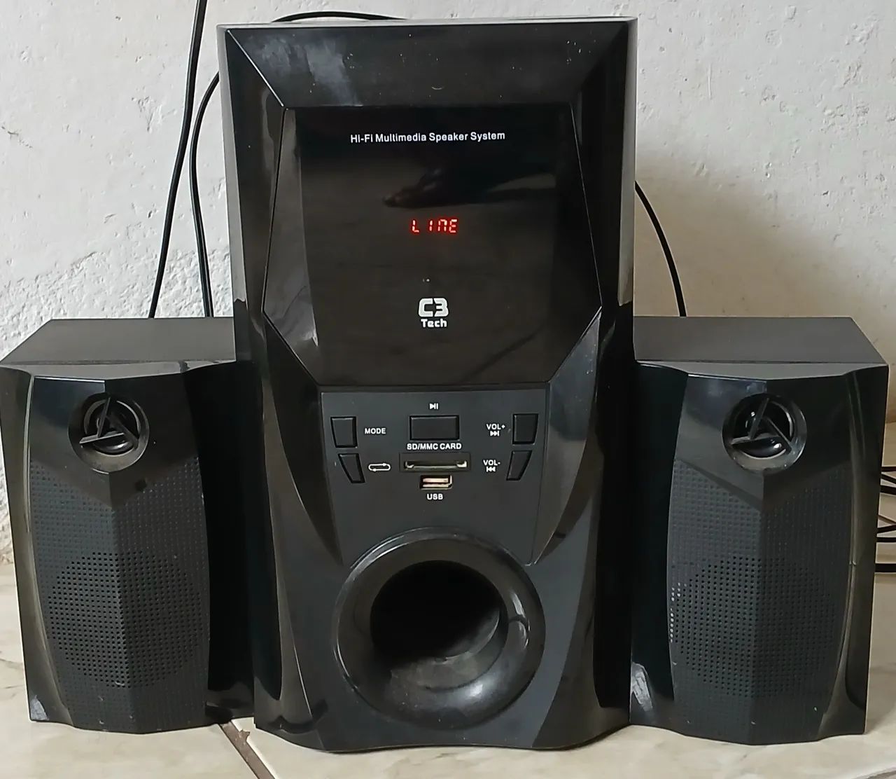 Subwoofer C3tech SP 365B  usado