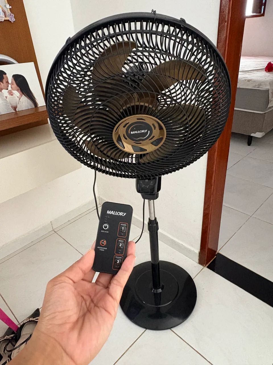 Ventilador com controle