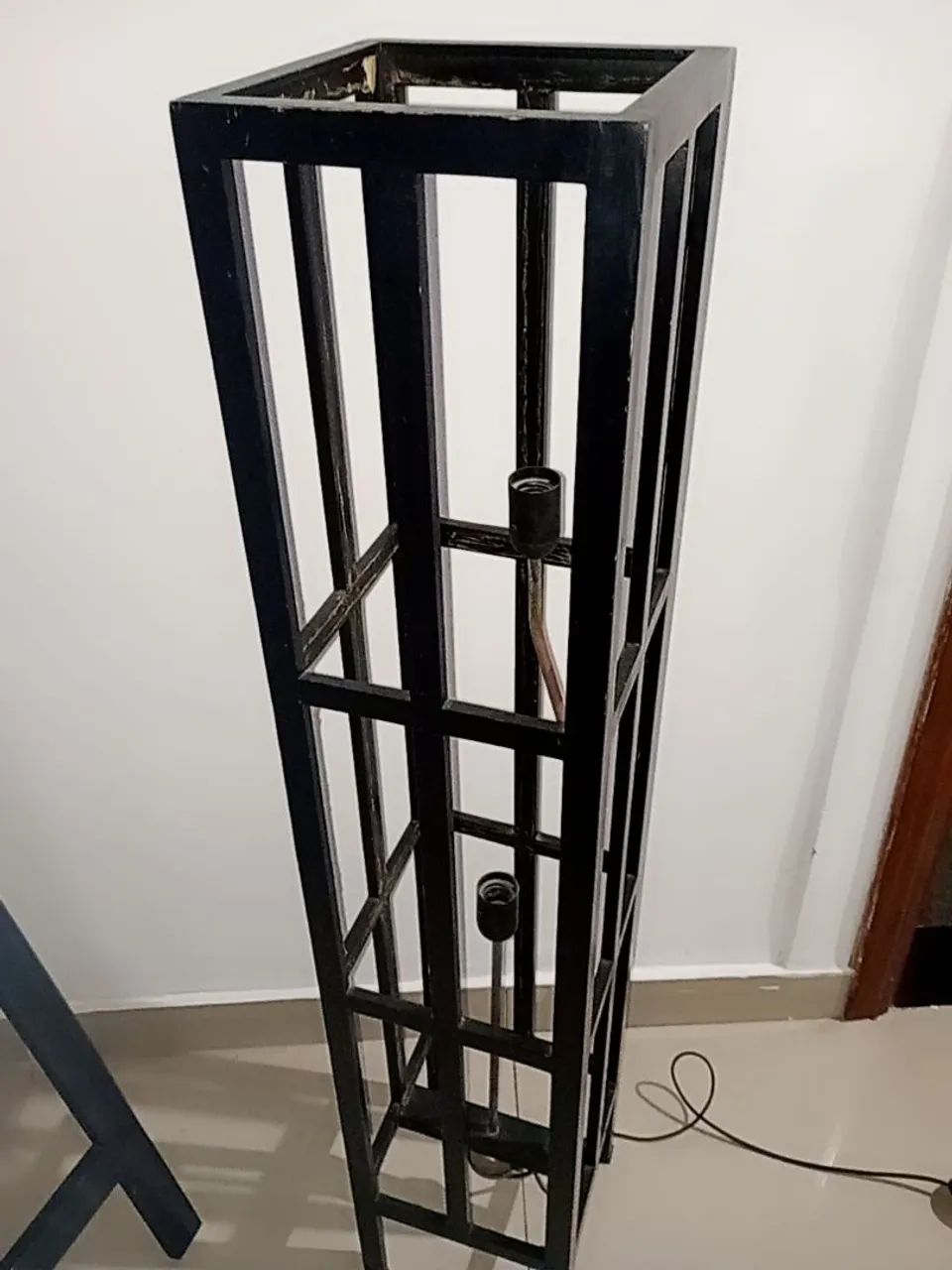 Abajur para 2 lâmpadas  - Foto 3