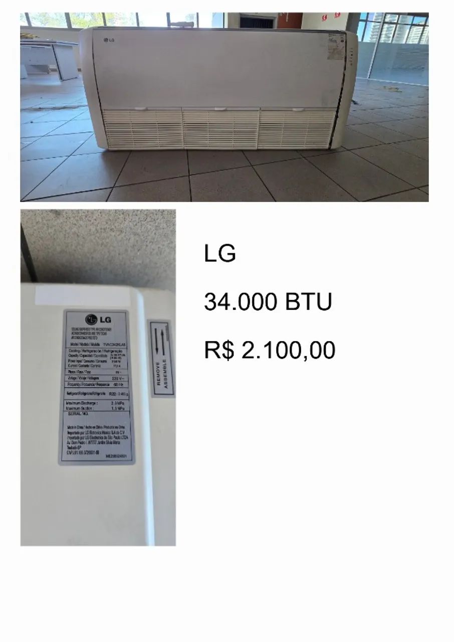 AR CONDICIONADO LG 