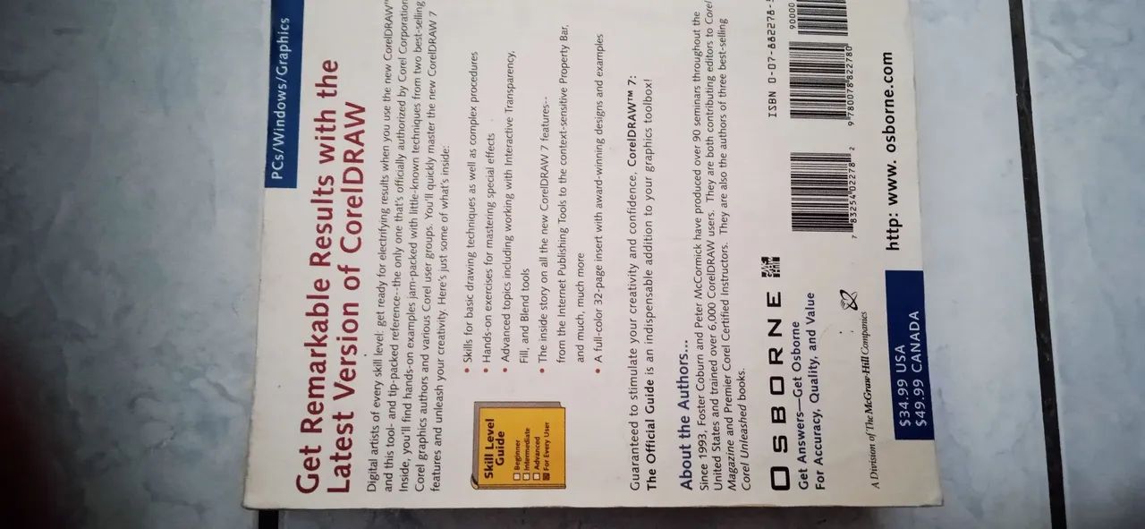 Livro corel draw 7 official guide - Foto 2