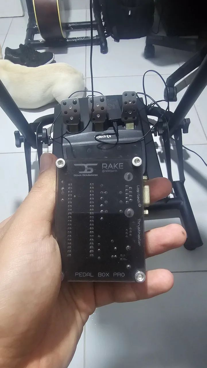 Logitech G29 + Suporte + Upgrade de Freio (Pronto pra usar!) - Foto 5