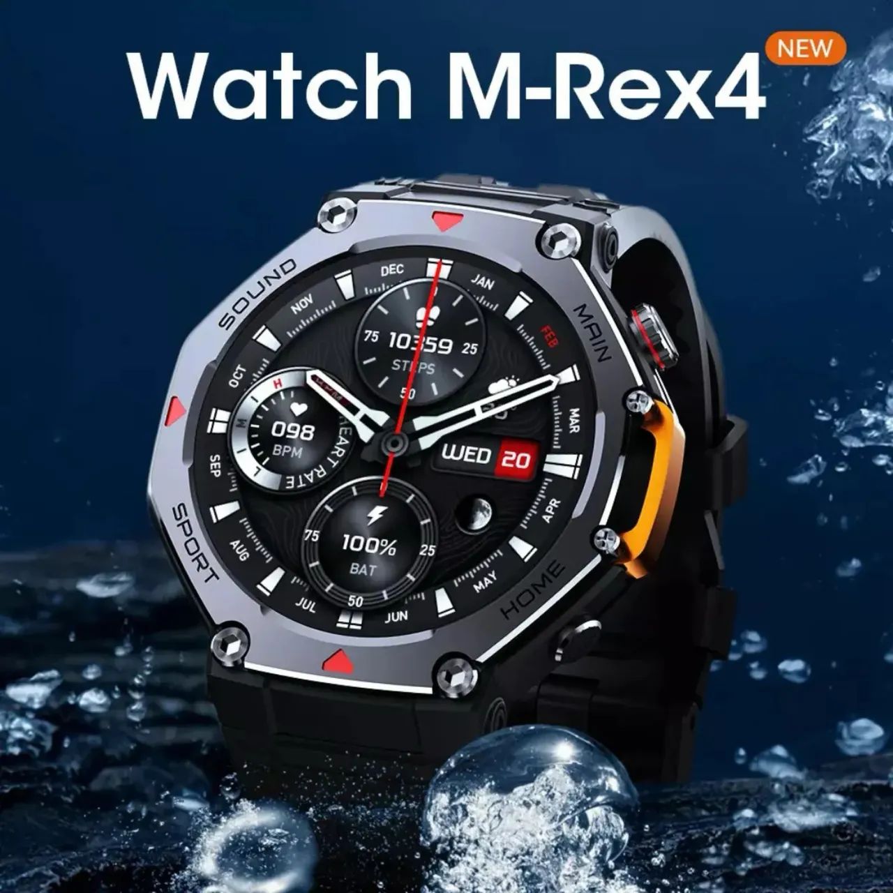 Smartwatch M-Rex 4 da Microwear (MA 31) - Foto 3
