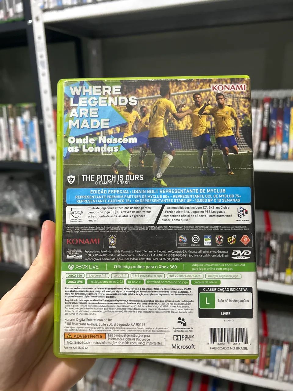 Pés 2018 Xbox 360 - Foto 2