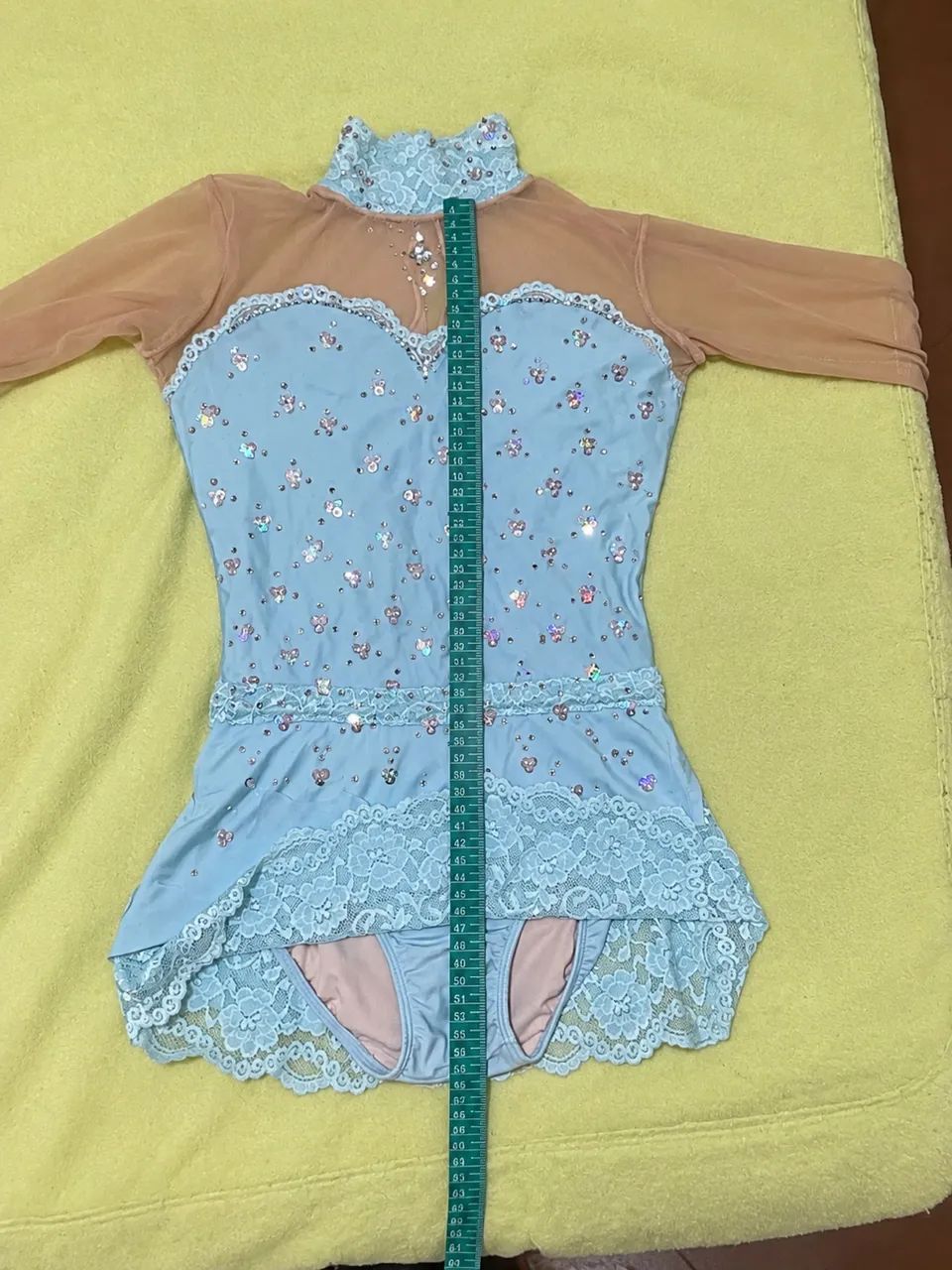 Collant Ginástica Rítmica azul - Foto 3