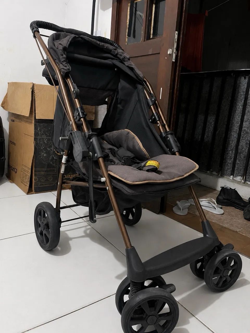 Carrinho de bebê burigotto funcionando perfeitamente  - Foto 3