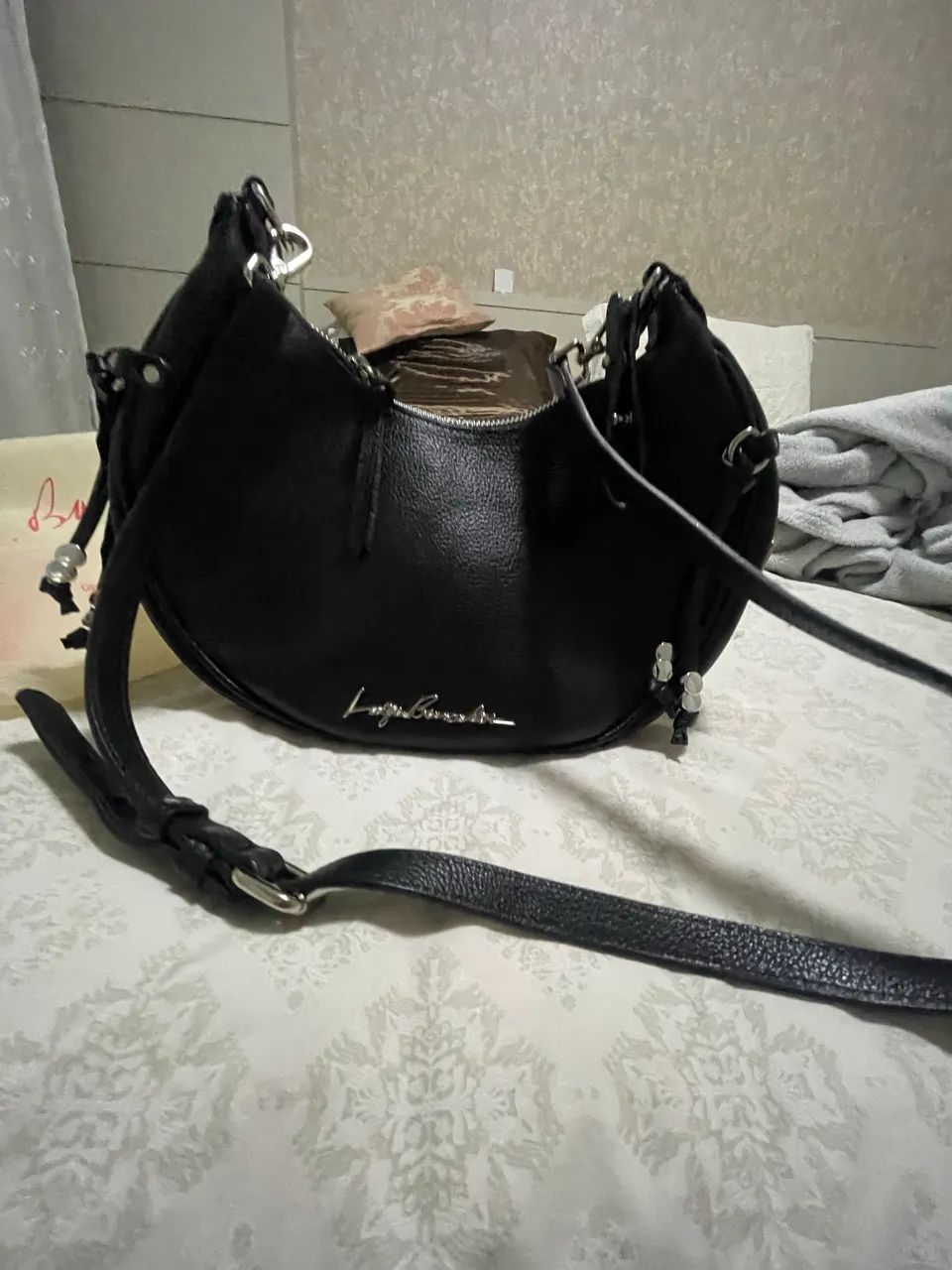 Bolsa preta  Luiza Barcelos ( Nova ) - Foto 2