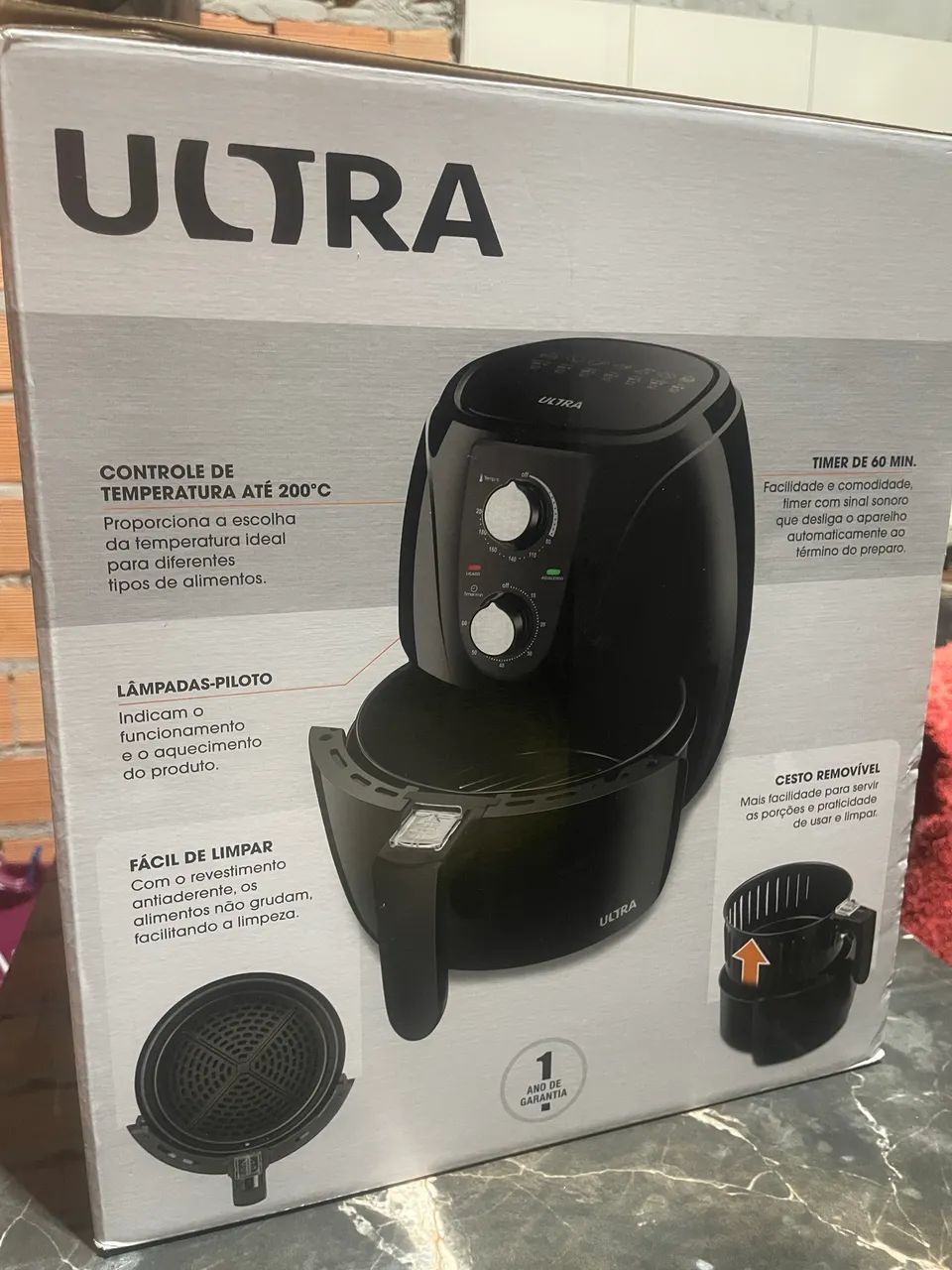 Fritadeira elétrica (airfryer) nunca usada. - Foto 3