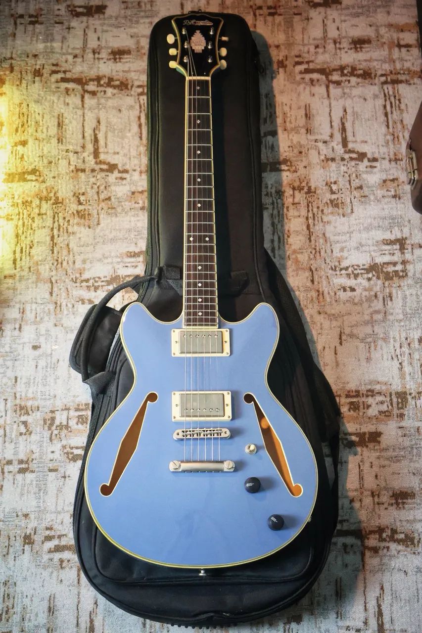 Guitarra D?Angelico Excel Mini DC Tour - Slate Blue - Instrumentos