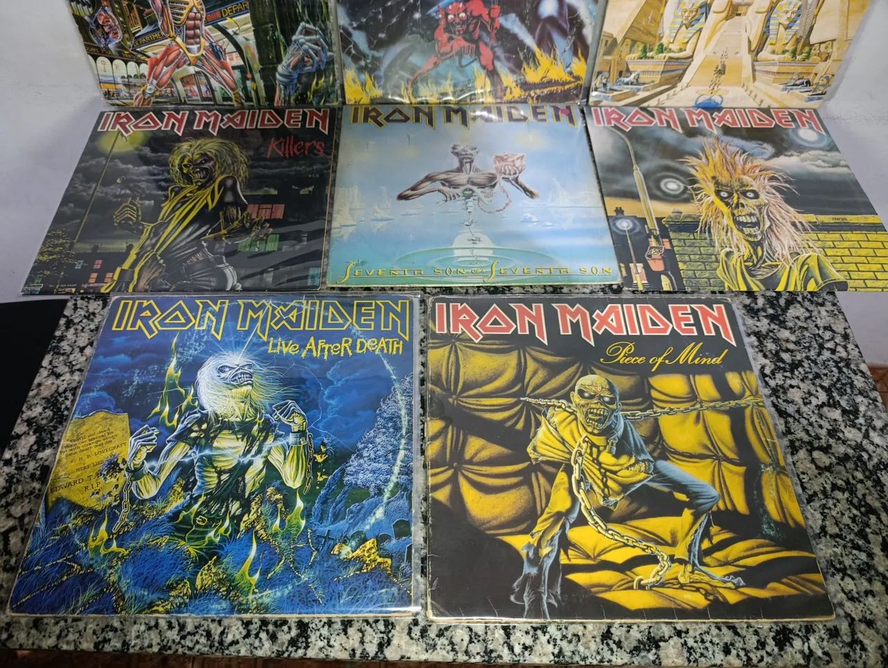Discos de vinil, LP, Iron maiden coleção VG+ - Foto 3