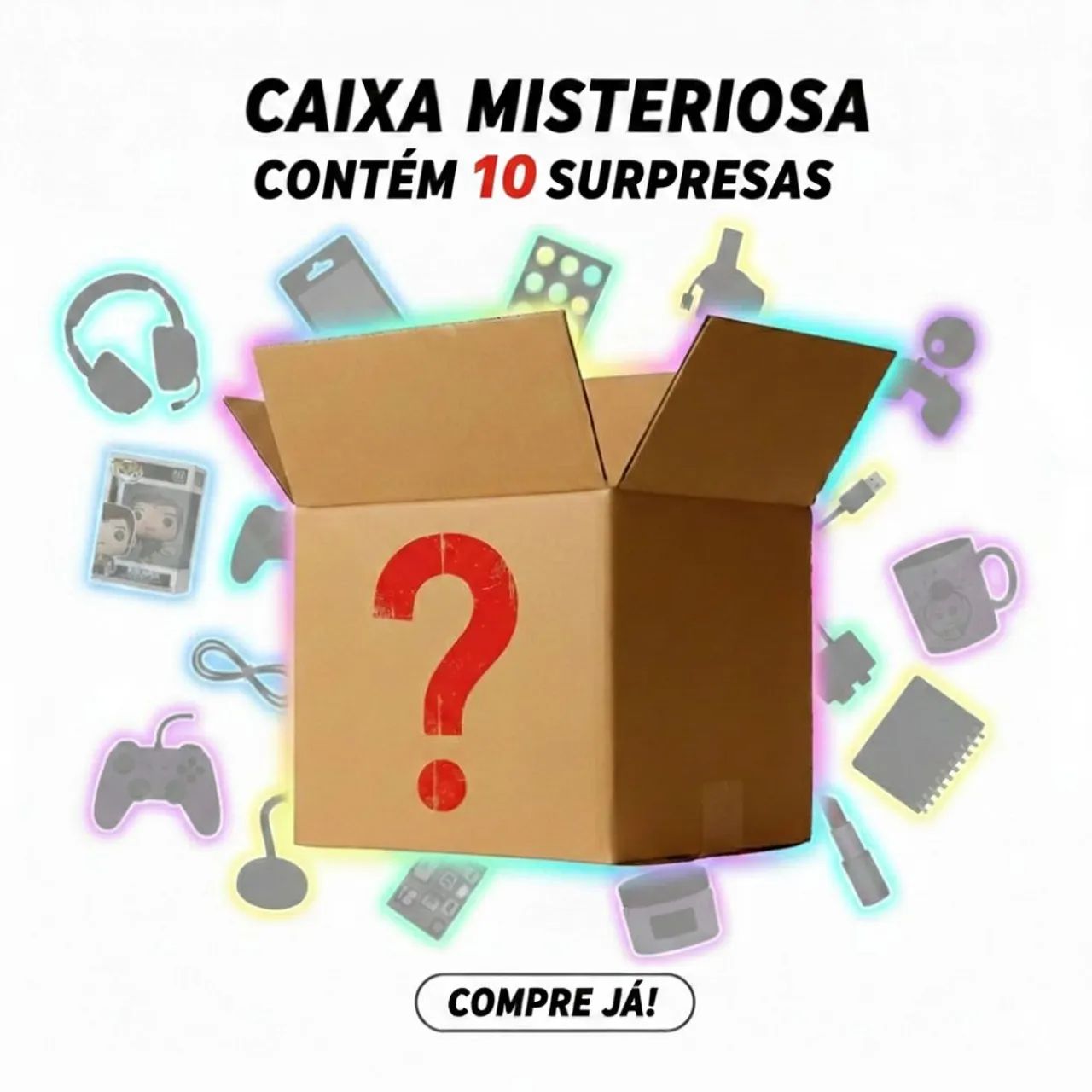 CAIXA MISTERIOSA 10 SURPRESAS