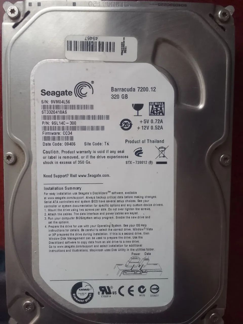 HD 320GB e CPU - Foto 2