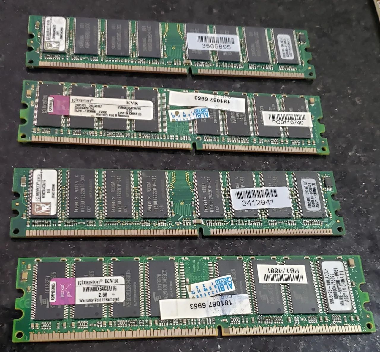 Kit PC Retrô socket 478 ASUS P4P800-E para restauração ou coleção - Foto 3