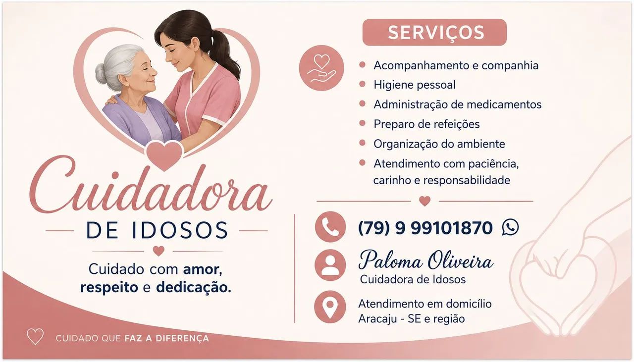 CUIDADORA DE IDOSO 