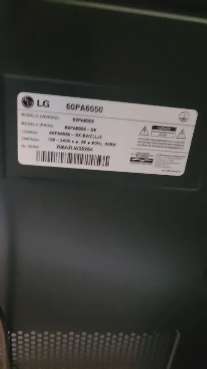 Tv LG plasma 60 polegadas - Foto 2
