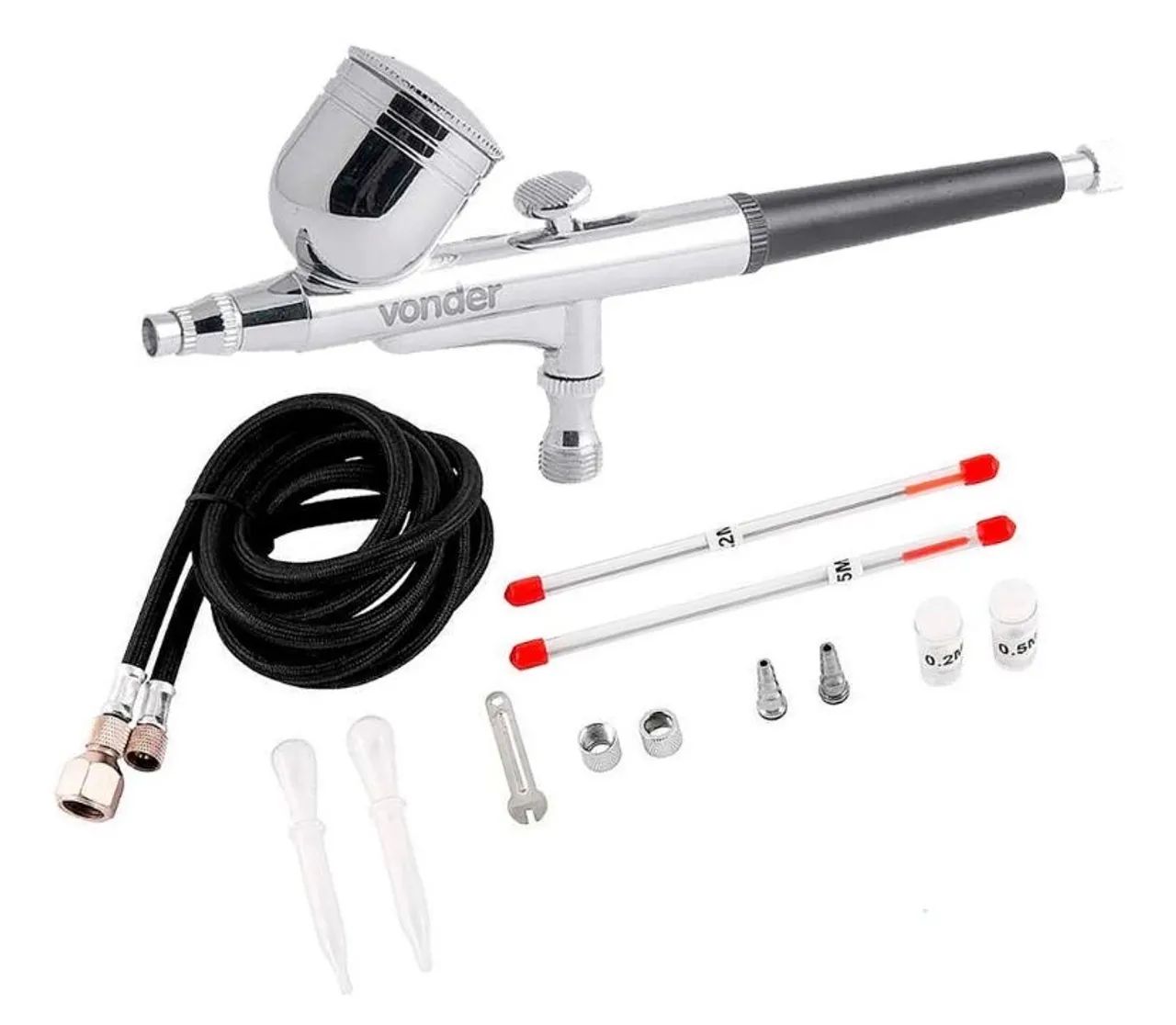 Aerógrafo Para Pintura Acessórios 13 Pçs Vonder 