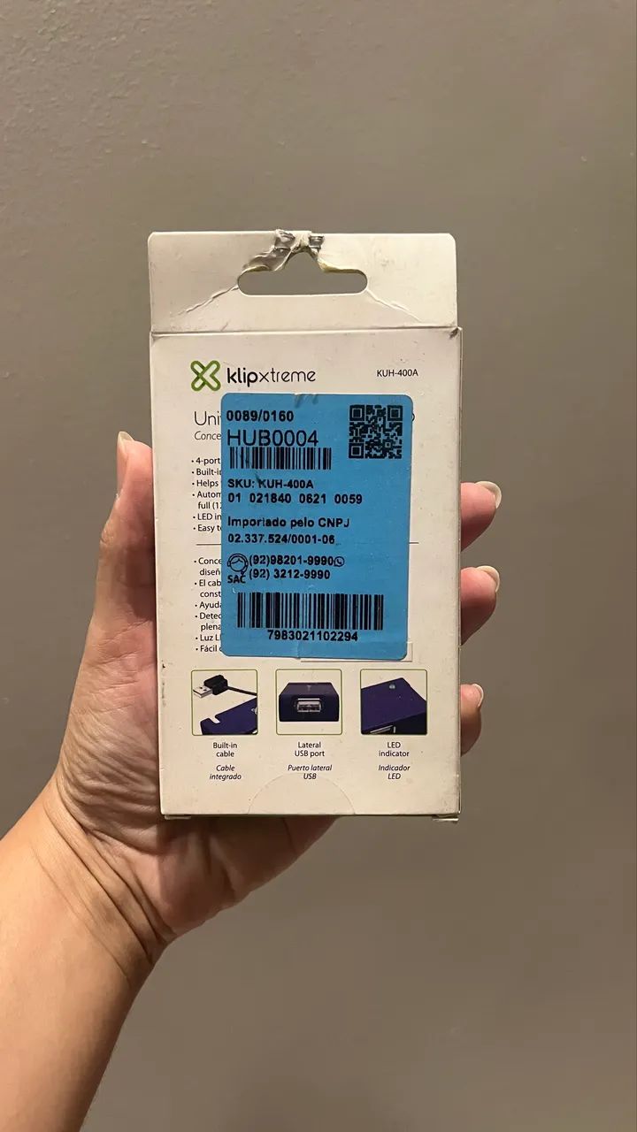 Hub USB 2.0 universal 4 portas Klip Xtreme - Foto 2