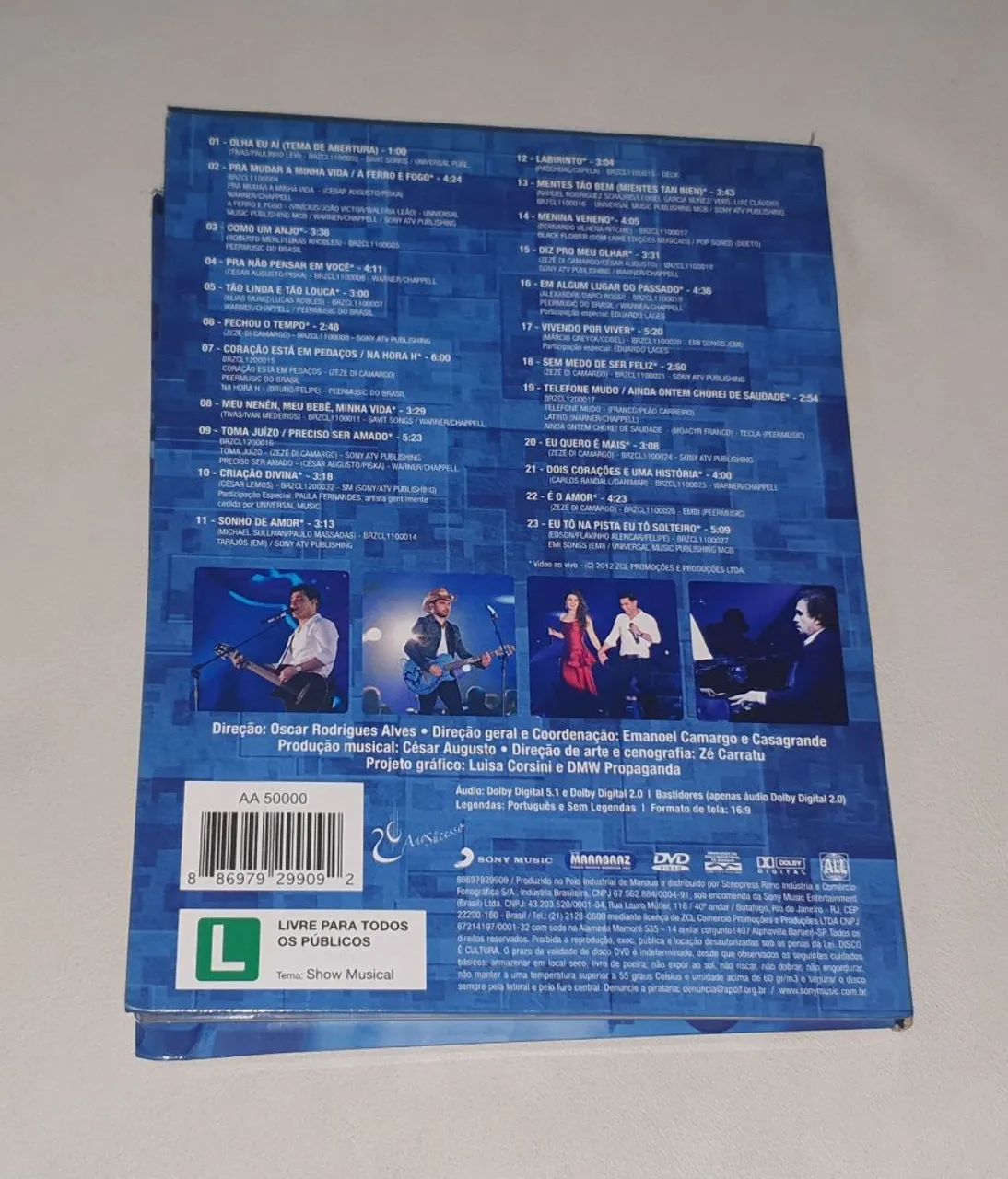 Dvd - Zezé di Camargo & Luciano Ao Vivo - Foto 3