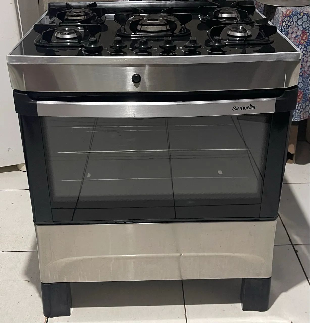 Fogão 5 bocas mesa de vidro Mueller , elétrico! 